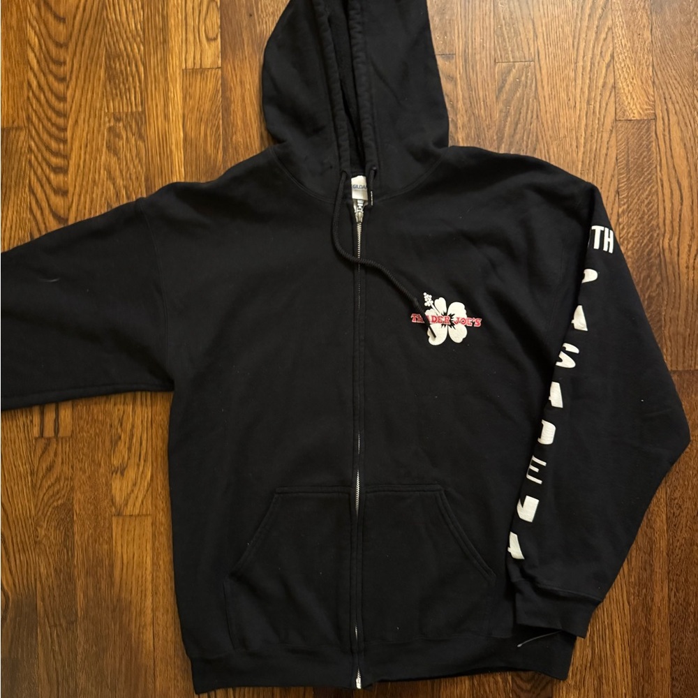 Trader Joe’s zip hoodie size large - image 2